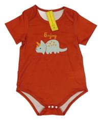 Nové - červené body s dinosaurem
