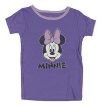 Tmavofialové tričko s Minnie carter's