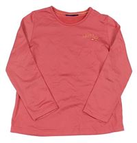 Růžové sportovní triko s nápisem Lupilu