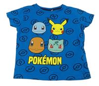 Modré tričko s Pokémony