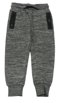 Šedé melírované sportovní tepláky Primark
