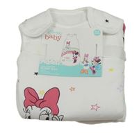 Bílý zateplený spací pytel s Daisy a Minnie Disney