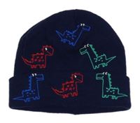 Tmavomodrá čepice s dinosaury zn. Matalan