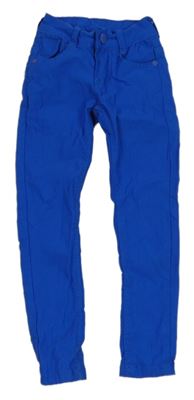Modré skinny kalhoty