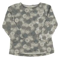 Šedé puntíkaté triko