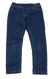 Tmavomodré teplákové džegíny C&A