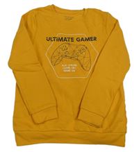 Hořčicová mikina s ovladačem Primark