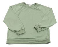 Zelenošedá mikina Shein