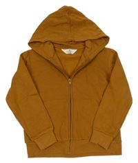 Hnědá propínací mikina s kapucí H&M
