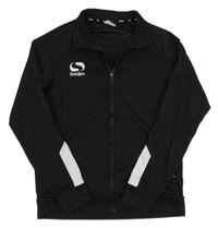 Černá sportovní propínací mikina s logem Sondico