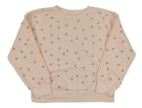 Světlerůžová mikina s kvítky Primark