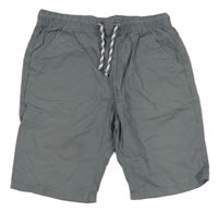 Šedé plátěné kraťasy M&S