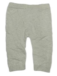 Světlešedé melírované úpletové tepláky Tu