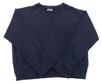 Tmavomodrá oversize mikina 
