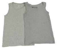 2set - 2x šedá košilka 