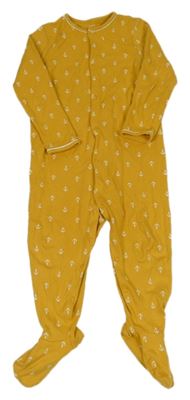 Hořčicový overal s kotvami C&A