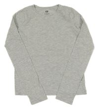 Světlešedé melírované triko H&M