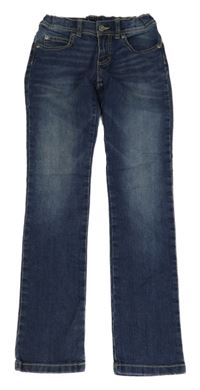 Tmavomodré skinny rifle Sisley