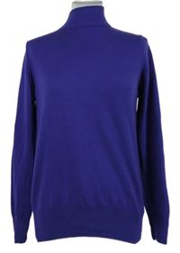 Dámký fialový svetr se stojáčkem M&S