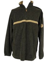 Pánská hnědá fleecová mikina Meantime 