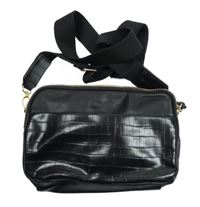 Dámská černá koženková cross body kabelka Primark 