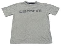 Světlešedé tričko s logem Carbrini
