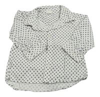 Bílo-černá károvaná košile H&M