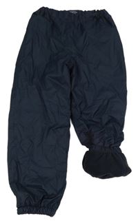 Tmavomodré šusťákové podšité funkční kalhoty Mountain Warehouse