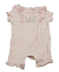 Světlerůžový overal s korunkou River Island