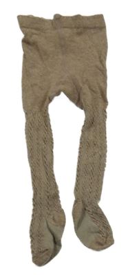 Hnědé punčocháče H&M