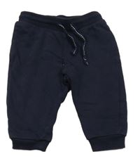 Tmavomodré tepláky H&M