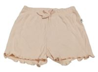 Světlerůžové bavlněné kraťasy 