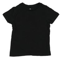 Černé tričko H&M