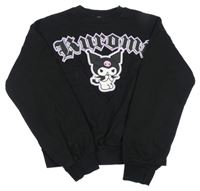 Černá crop mikina s Kuromi H&M