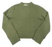 Tmavozelený svetr H&M