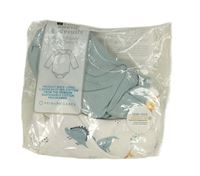2x body - světlemodré + bílé s dinosaury zn. Primark
