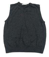 Tmavošedá pletená vesta M&S