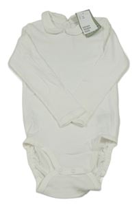 Nové - Bílé body s límečkem H&M