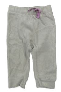 Béžovošedé sametové tepláky Mini Boden