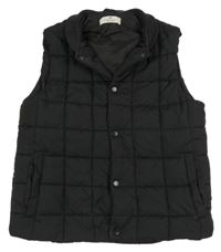 Černá šusťáková zateplená vesta H&M