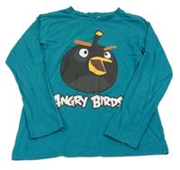 Azurové pyžamové triko s Angry birds H&M