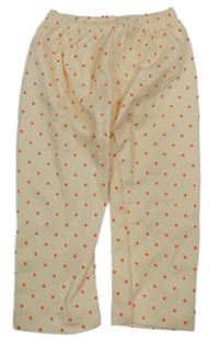 Světlemeruňkové puntíkaté legíny