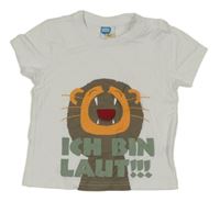 Bílé tričko s lvem 