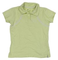 Světlezelené funkční polo tričko Nike