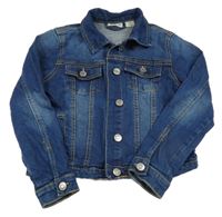 Tmavomodrá riflová crop bunda Alive