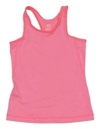 Neonově růžový melírovaný sportovní top H&M