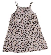 Světlerůžové šaty se vzorem Matalan