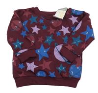 Nové - Švestková mikina s vesmírem Primark