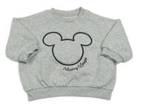 Šedá mikina s Mickeym H&M