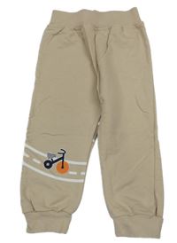 Béžové tepláky s kolem 